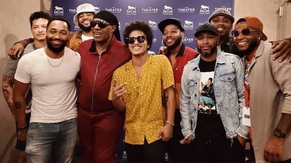 Bruno Mars and Stevie Wonder Bruno Mars and Stevie Wonder
