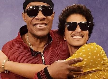 Bruno Mars and Stevie Wonder