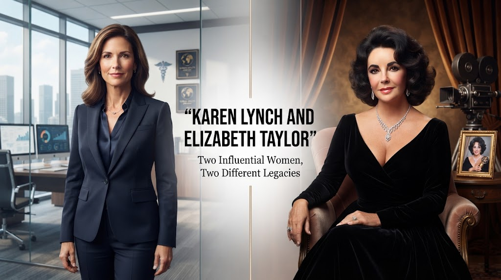 Karen Lynch and Elizabeth Taylor