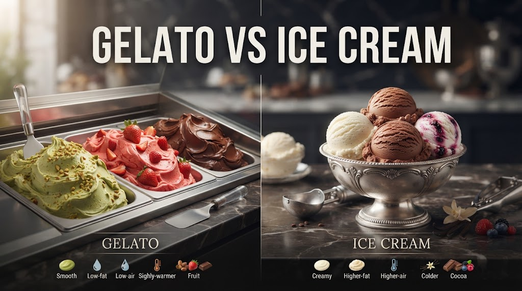 Gelato vs Ice Cream