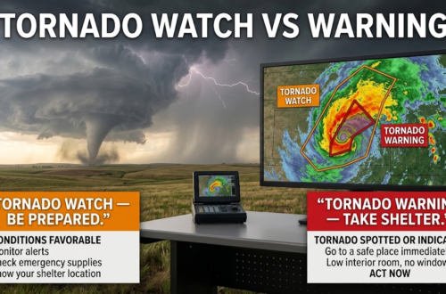 Tornado Watch vs Warning