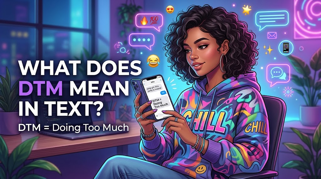 What Does DTM Mean in Text