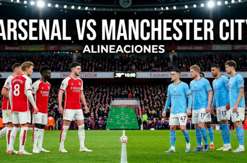 Alineaciones de Arsenal FC contra Manchester City