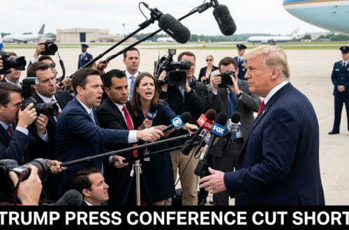 Trump Press Conference Cut Short